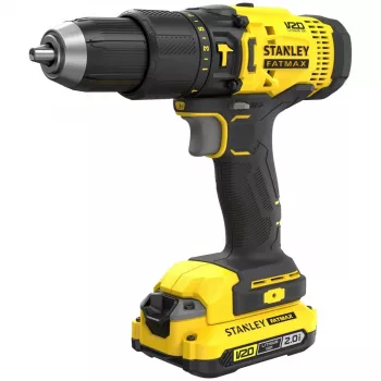 Berbequim aparafusador a bateria STANLEY SFMCD711D2K 18V Li-Ion 2x2Ah, 2 velocidades, 80 Nm, LED, mala