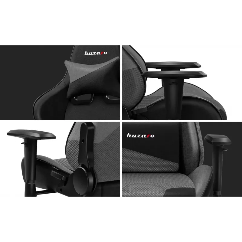 Cadeira gaming Huzaro Force 6.2 cinzenta Mesh