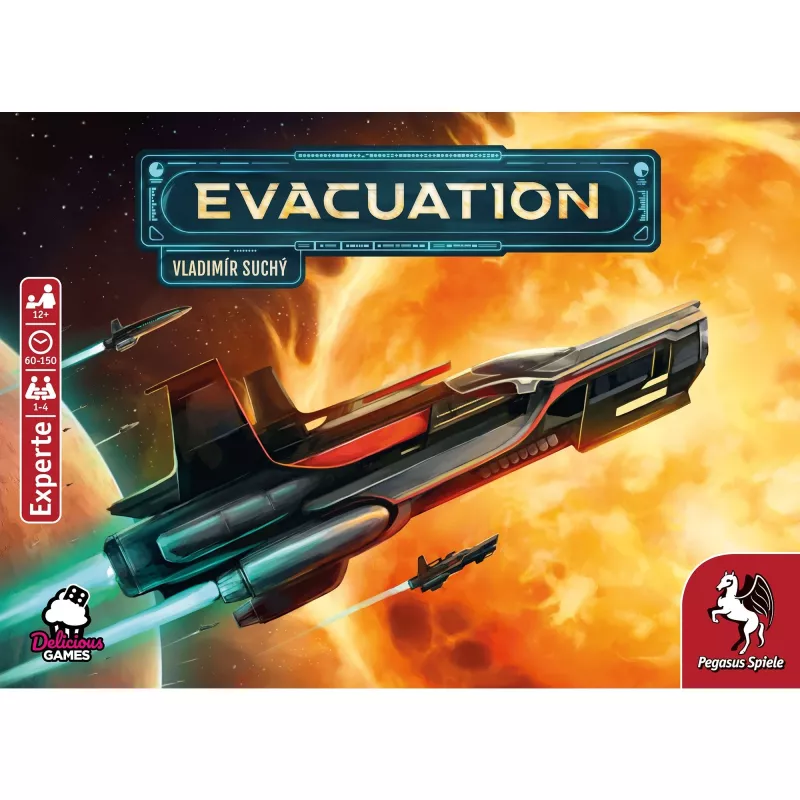 Pegasus Spiele 56260G jogo de tabuleiro Evacuation