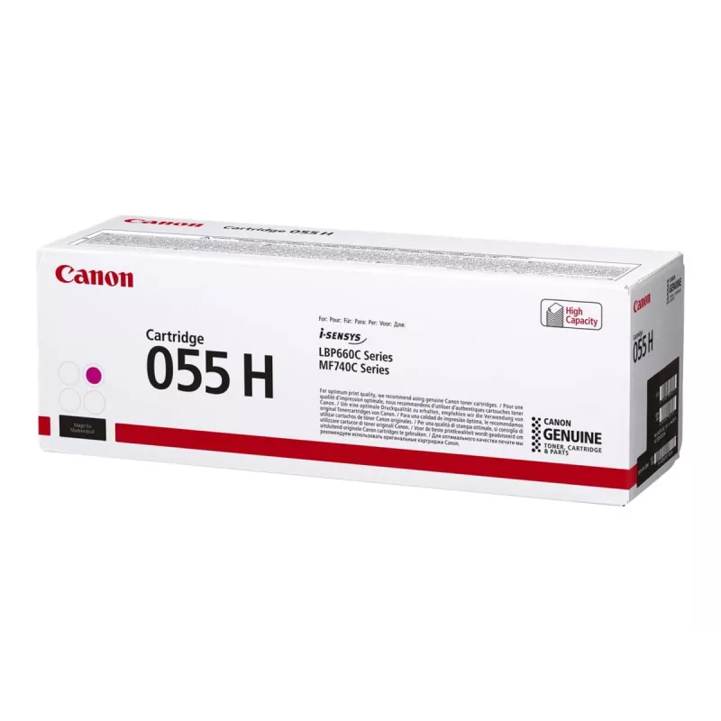Cartucho de toner Canon 055H 1 unid. original magenta