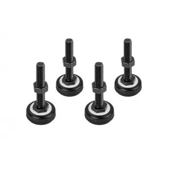 Conjunto de pés niveladores LANBERG AK-1602-B M10 ajustável em altura durável