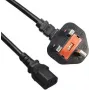 Cabo de alimentação EECONN S12A-044-01007 preto 1,8 m tipo G C13