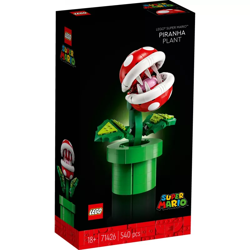 Conjunto de construção LEGO SUPER MARIO 71426 Planta Piranha com funções interativas