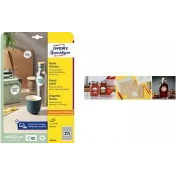 Avery Zweckform 120 etiquetas L3416-10 branco 60.0 x 60.0 mm - etiquetas/fitas de identificação