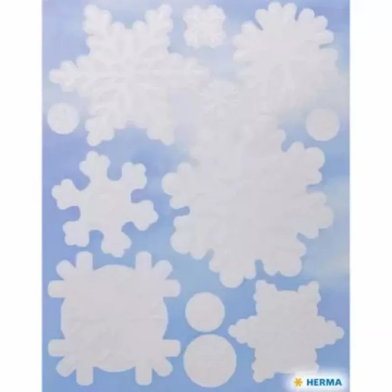 Decoração de janela Herma A4 floco de neve 15757 – folha A4 de floco de neve imprimível para decorações de janela