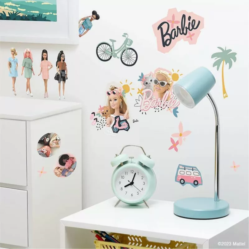 Autocolantes de parede de personalização Paladone Barbie