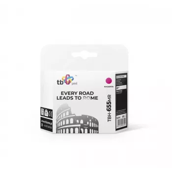 Tinteiro TB Compatível com HP 655, Magenta, Ref.