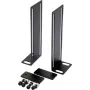 Suporte para rack para amplificador, Omnitronic 1U montagem traseira (modelo 30100935)