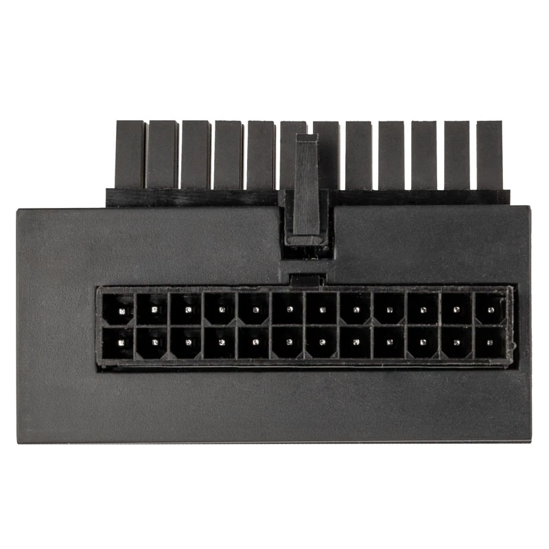 Adaptador de cabo para motherboard Kolink CORE ADEPT ARGB 24-pin 90° para conector de alimentação da motherboard