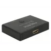 Comutador DeLock HDMI 2 - 1 bidirecional 4K 60 Hz - comutador de vídeo/áudio - 2 x HDMI - desktop