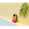 Capa protetora para telemóvel Man and Wood para iPhone 12 mini – padrão espinha de peixe azalea preto
