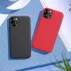Capa de silicone Devia Nature Série para iPhone 12 Pro Max – preto, capa protetora soft-touch