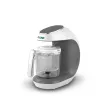 Robot de cozinha para bebé neno Cibo 300 W, tigela de 0,3 L, cozer a vapor e triturar, aquecer, cinzento/branco