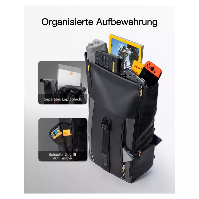 Mochila para portátil inateck 15,6 BP01009 preta 22-26,8 L