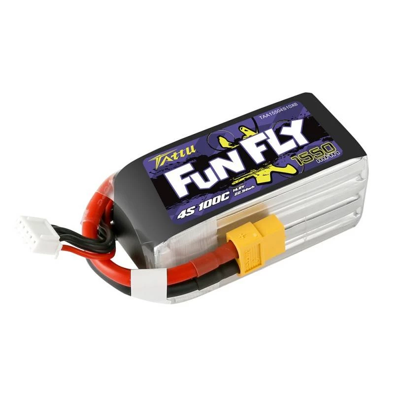 Bateria Tattu Funfly 1550mAh 14,8V 100C 4S1P