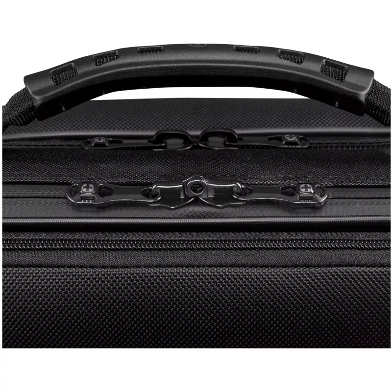 Mala para portátil com rodas Wenger Legacy Série preta para 15,6 polegadas (39,62 cm) com compartimento para tablet