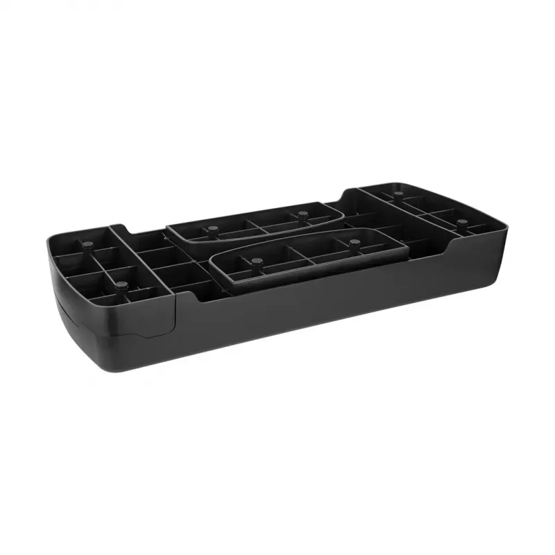 Plataforma de step Rebel Fitness – 3 níveis de altura, polipropileno, superfície antiderrapante, 680×280 mm