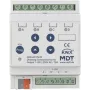 MDT AKD-0410V.02 atuador de regulação 4 vias, 4TE, REG, 1-10V, RGBW (AKD-0410V.02)