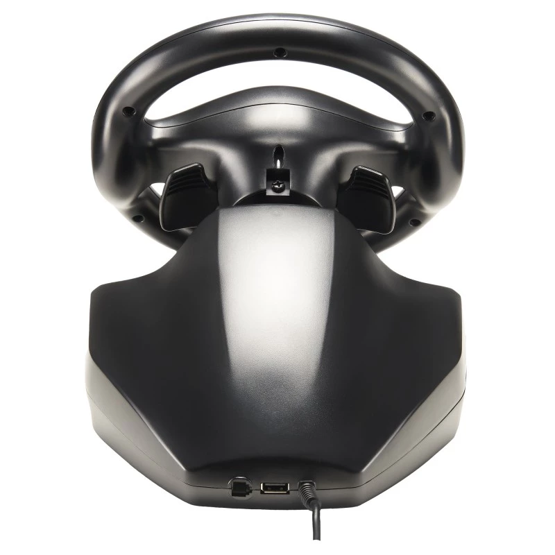 Volante + pedais Subsonic SV200 preto cinzento USB rotação de 180°