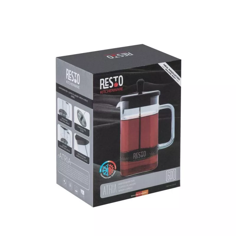 Resto 90503 Cafeteira de êmbolo, 600 ml