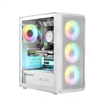 Caixa Logic PORTOS ARGB MINIDI USB 3.0 branco