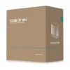 Caixa PC Midi Tower DeepCool CG380 3F WH — branco, 235×437×451 mm, suporta 2,5 polegadas/3,5 polegadas, fonte de alimentação em baixo, 3x ventoinhas 120 mm pré-instaladas
