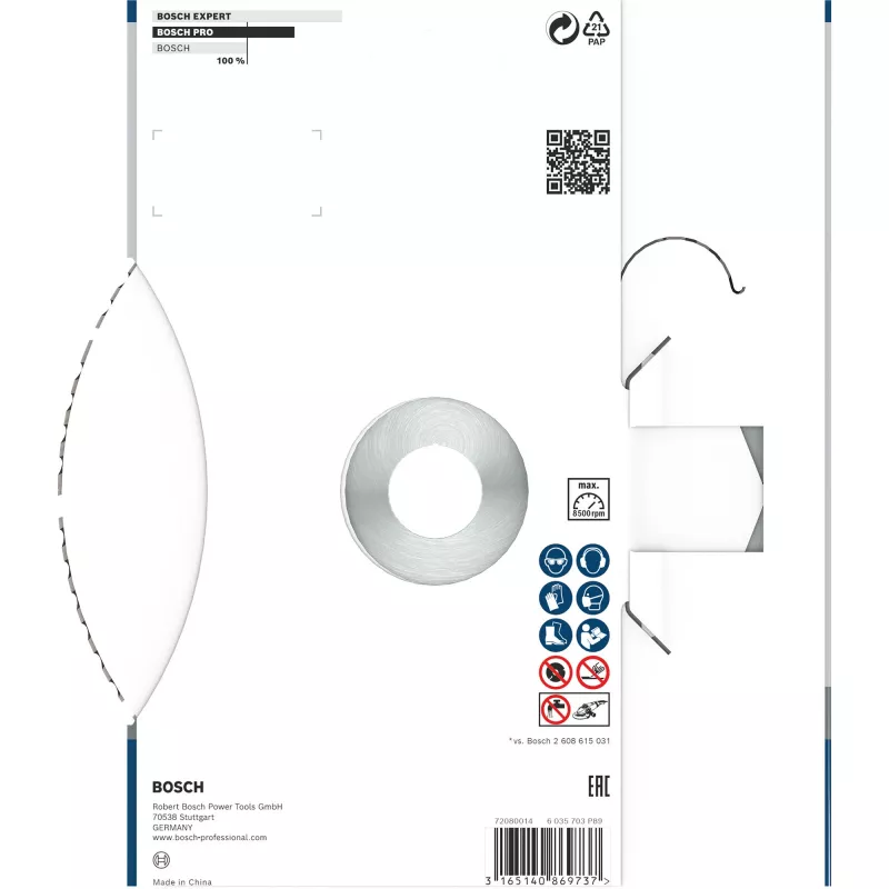 Disco de corte diamantado BOSCH UNIVERSAL, 180 x 2,0 x 22,23 mm, para betão, alvenaria | Bosch