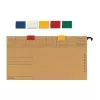 ELBA Colour Rider, em PVC, clip-on, azul-escuro para pasta suspensa vertic 1, dimensões: (L)20 x (P)5 x (A)16 mm (85512 DB)