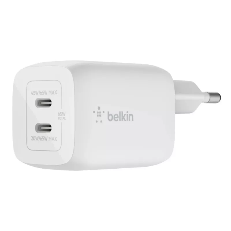 Carregador Belkin WCH013vfWH carregador rápido AC de interior para portátil smartphone tablet
