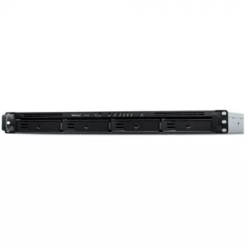 Conjunto de discos Synology RX418 Rack (1U) Preto, Cinzento