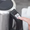 Chaleira elétrica Gastroback 1 L 1000 W preta em aço inoxidável