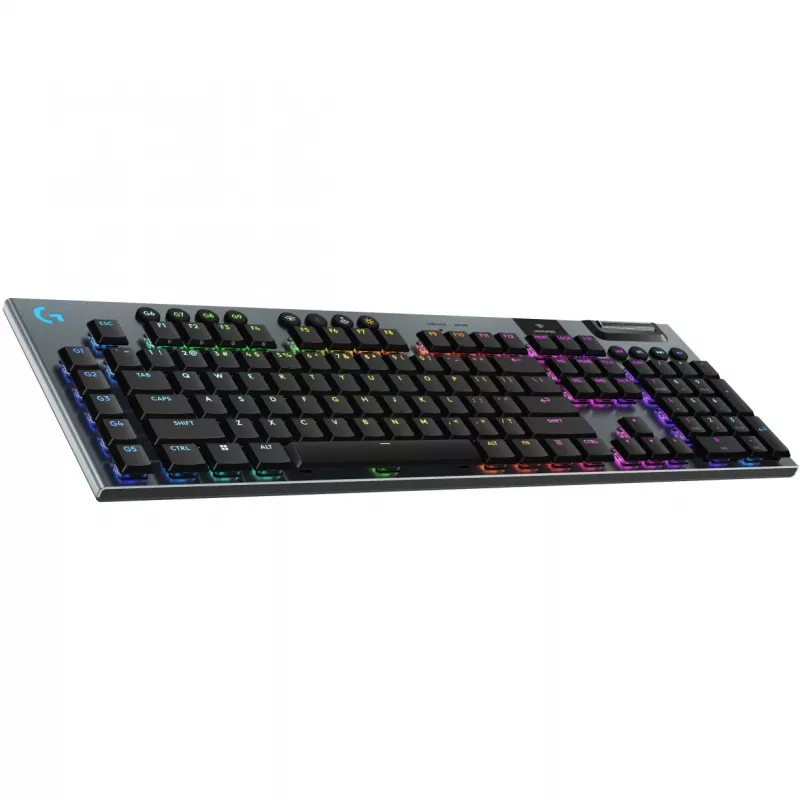 Teclado Gaming Logitech G G915 X LIGHTSPEED USB RF Wireless Bluetooth AZERTY Francês Preto
