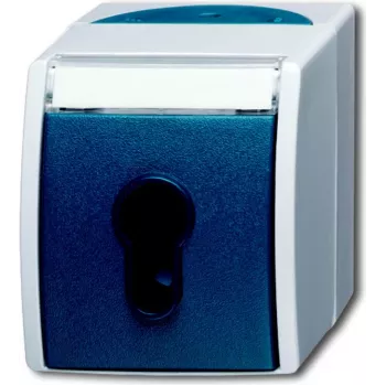 BUSCH JAEGER 2733 SLW-53 - azul - cinzento - IP 44 - 250 V - 74 mm - 55 mm - 83 mm