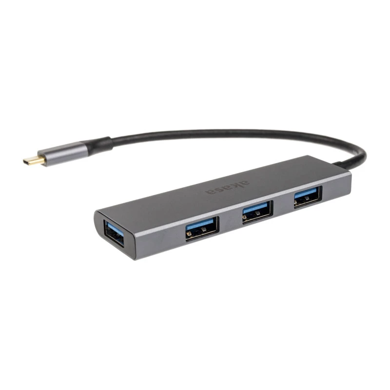 Hub USB Akasa USB Type-C 4 portas