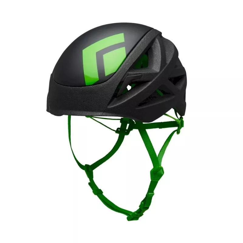 Capacete de escalada Diamond Vapor preto - Envy Green (M/L)