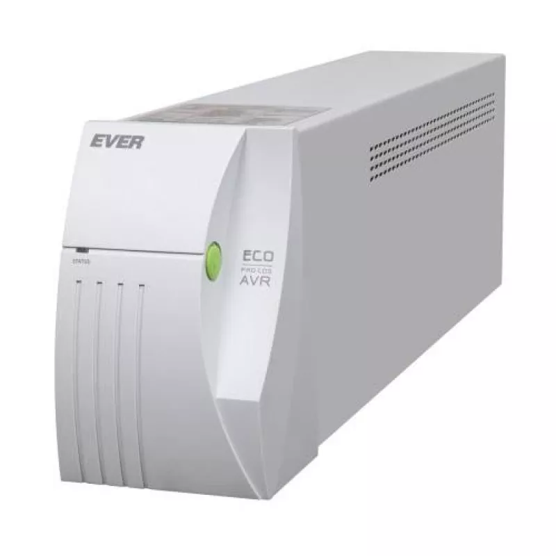 Ever ECO Pro 1200 AVR CDS UPS line-interactive, 1,2 kVA / 780 W, 2 tomadas Schuko, torre