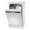 Amica DFM41E6qWMG máquina de lavar loiça de instalação livre, 10 conjuntos, 6 programas, 49 dB, classe energética E, branca
