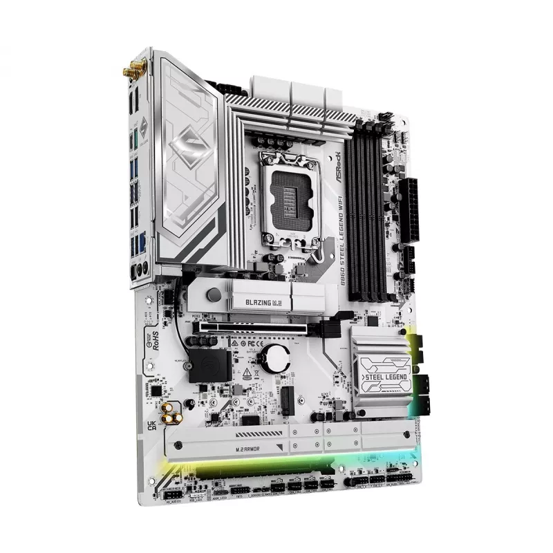 ASRock B860 Steel Legend WiFi Placa-mãe ATX