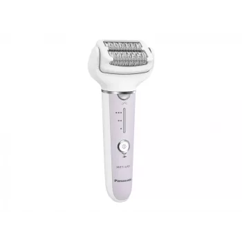 Depiladora Panasonic ES-EY30A – 60 pinças, 3 velocidades, molhado e seco, a pilhas, branco/lilás