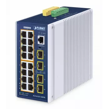Switch gerido Layer 3 Gigabit Ethernet PLANET IGS-6325-16P4S 16 portas PoE