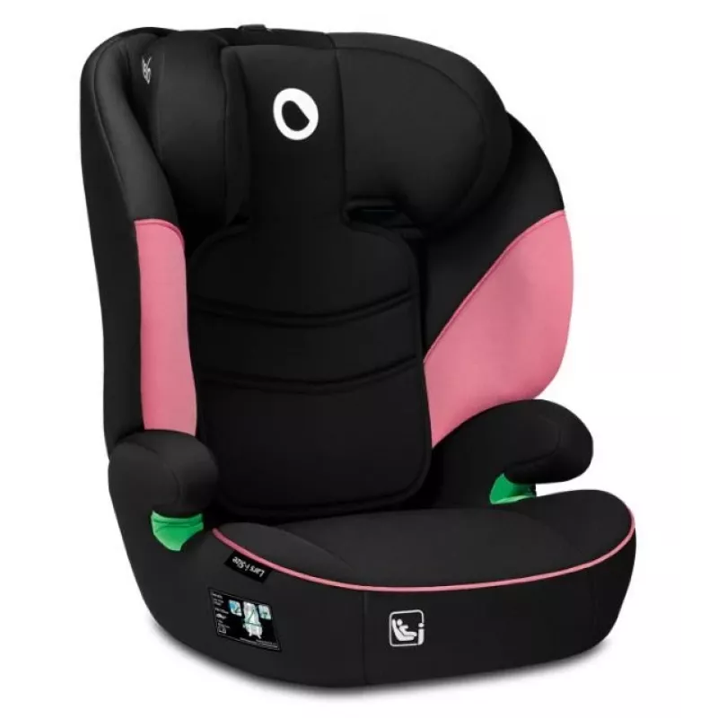 Cadeira auto Lionelo Lars I-Size – grupo 2/3 para 100–150 cm, 15–36 kg, rosa