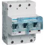 Hager HTN350E. Corrente nominal: 50 A. Número de módulos (máx.): 4,5 módulos. Largura: 85 mm, Profundidade: 81 mm, Altura: 110 mm (HTN350E)