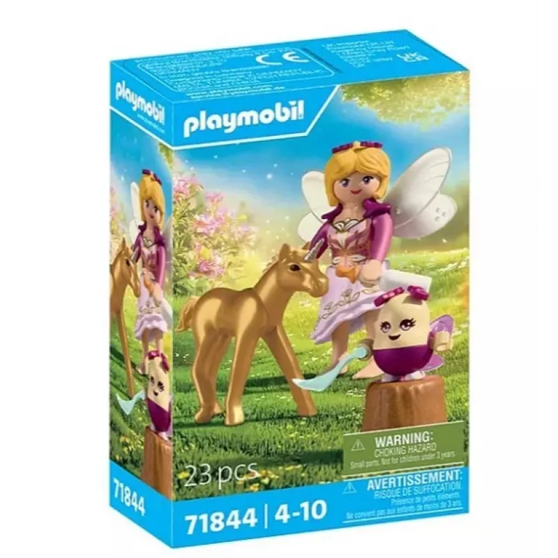 71844 Magic Unicorns: Potro de unicórnio dourado com fada