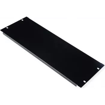 Painel cego ROLINE 19 polegadas 4U preto aço 480 mm