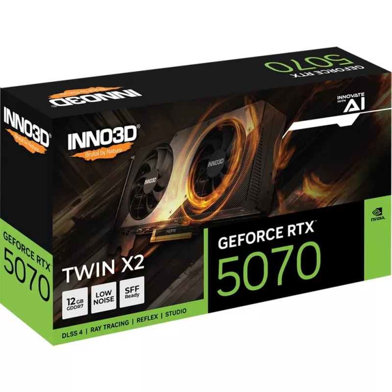 Placa gráfica INNO3D GeForce RTX 5070 12GB GDDR7
