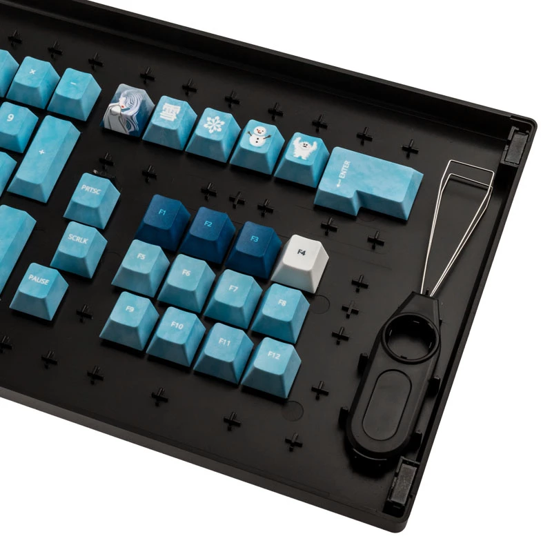 Conjunto de teclas Traitors YUKI ONNA (CH) – kit de teclas esculpidas para teclados mecânicos, perfil Cherry