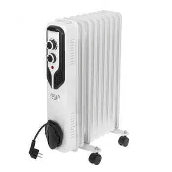 Adler | Radiador a óleo | AD 7816 | Radiador a óleo | 2000 W | Número de níveis de potência 3 | Adequado para espaços até m2 | Branco