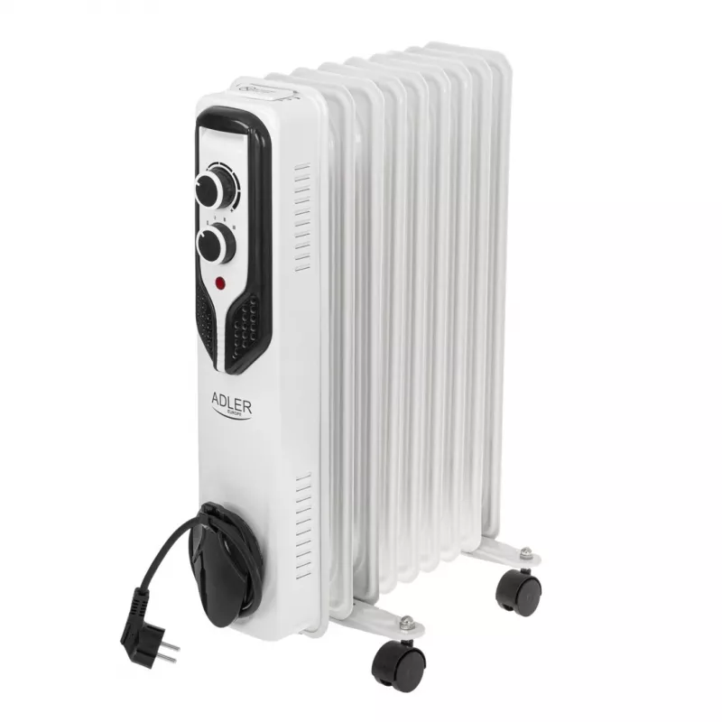 Adler | Radiador a óleo | AD 7816 | Radiador a óleo | 2000 W | Número de níveis de potência 3 | Adequado para espaços até m2 | Branco