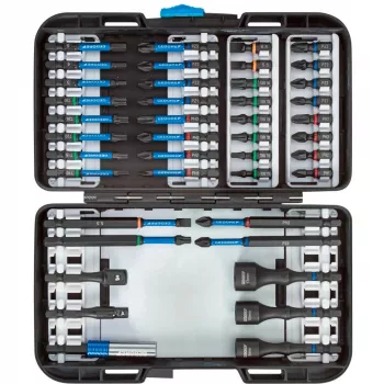 Conjunto de bits para chave de fendas Gedore Twist 666-042, 42 peças, bits para chave de fendas e brocas sortidos
