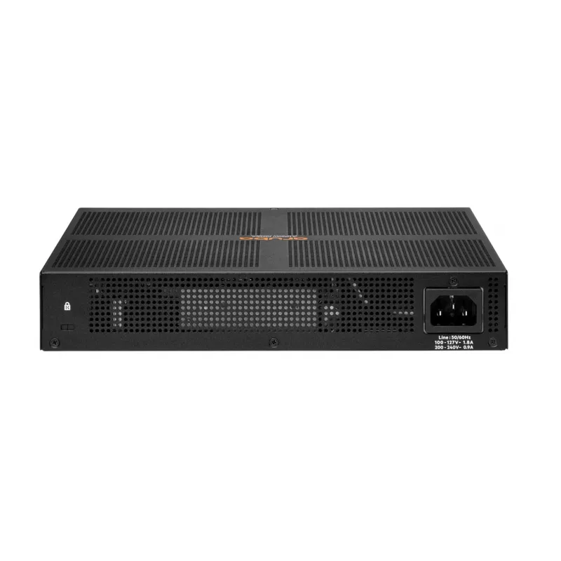 HPE Aruba Networking 6100 12G Class4 PoE 2G/2SFP+ 139W Managed L3 Gigabit Ethernet (10/100/1000) Power over Ethernet (PoE) 1U preto